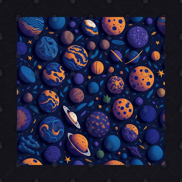 Planets and Stars Pattern by Contrapasso